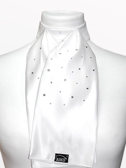 Plastron-Reiten-Satinplastron-Strass-Sparkle-weiss_small
