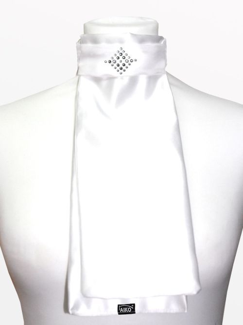 Satin-Plastron Vienna, silver_small